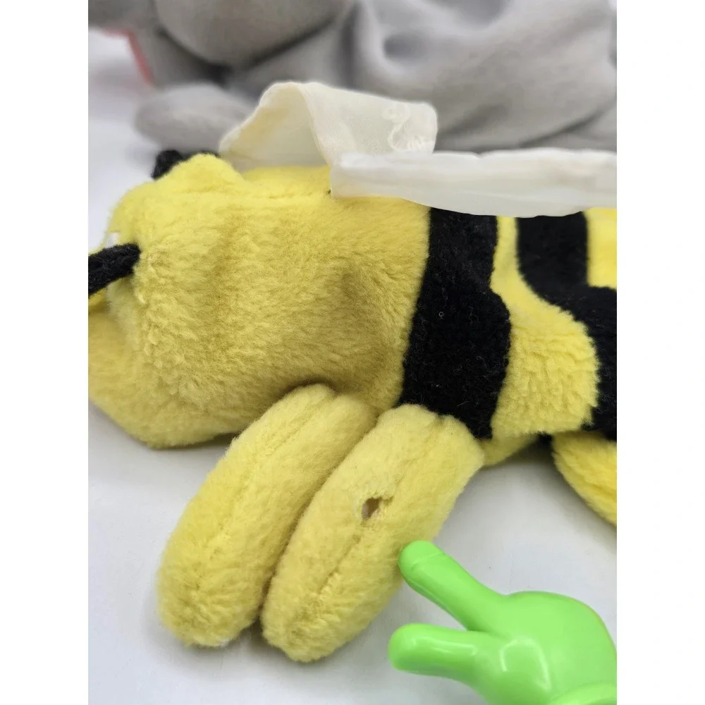 4 Lot VINTAGE 90's Plush Kids Animals- Good Condition - Plush Need Minor Repairs